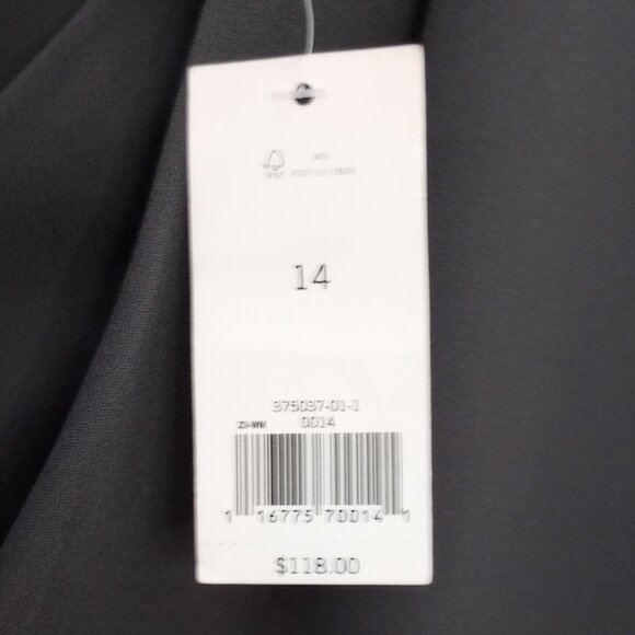 Banana Republic Grey Deep Vee Sheath Dress - Picture 4 of 10